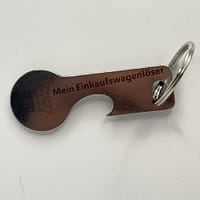 3-in-1 Schlüsselanhänger: Einkaufswagenlöser, Flaschenöffner & Unikat