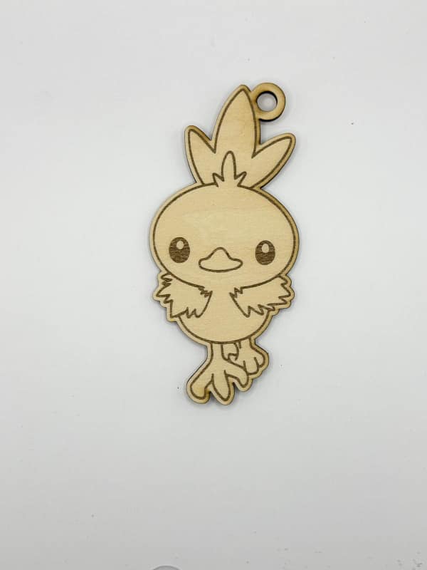 Holz-Schlüsselanhänger „Pocket Monsters“ – Schnapp sie dir alle!