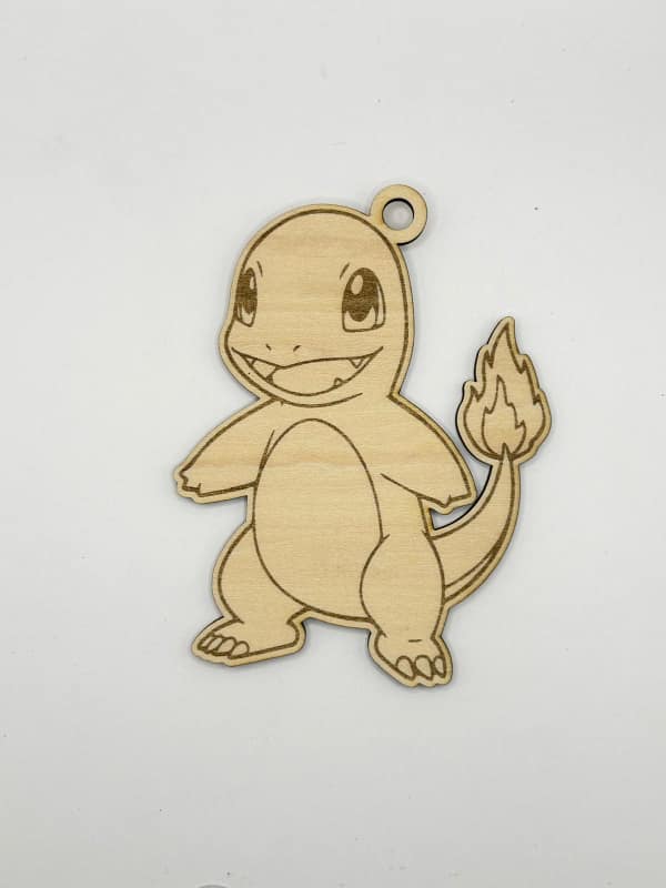 Holz-Schlüsselanhänger „Pocket Monsters“ – Schnapp sie dir alle!